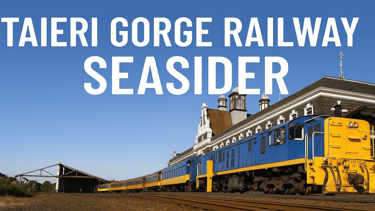 Taieri Gorge Train Journey | The Seasider | Dunedin’s Most Scenic Coastal Train Ride 🚂🌊