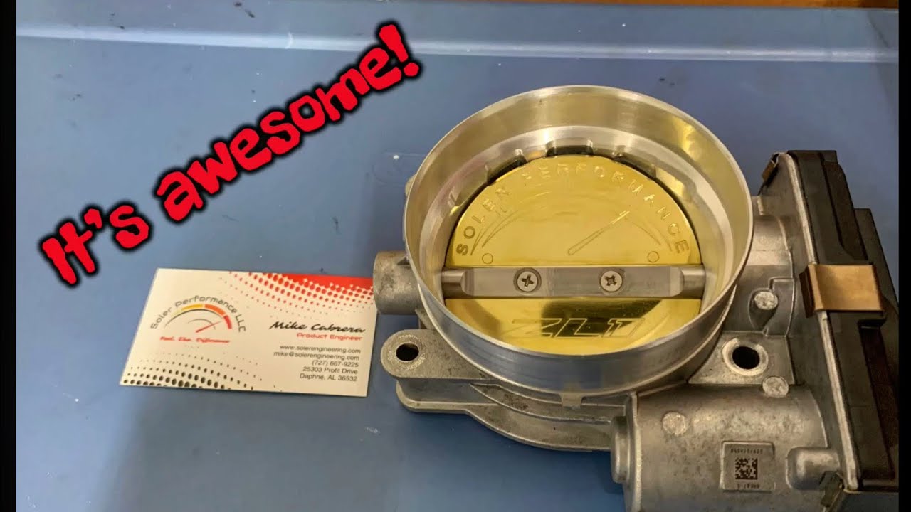 Soler performance ported TB install/comparison on 2017 ZL1 LT4