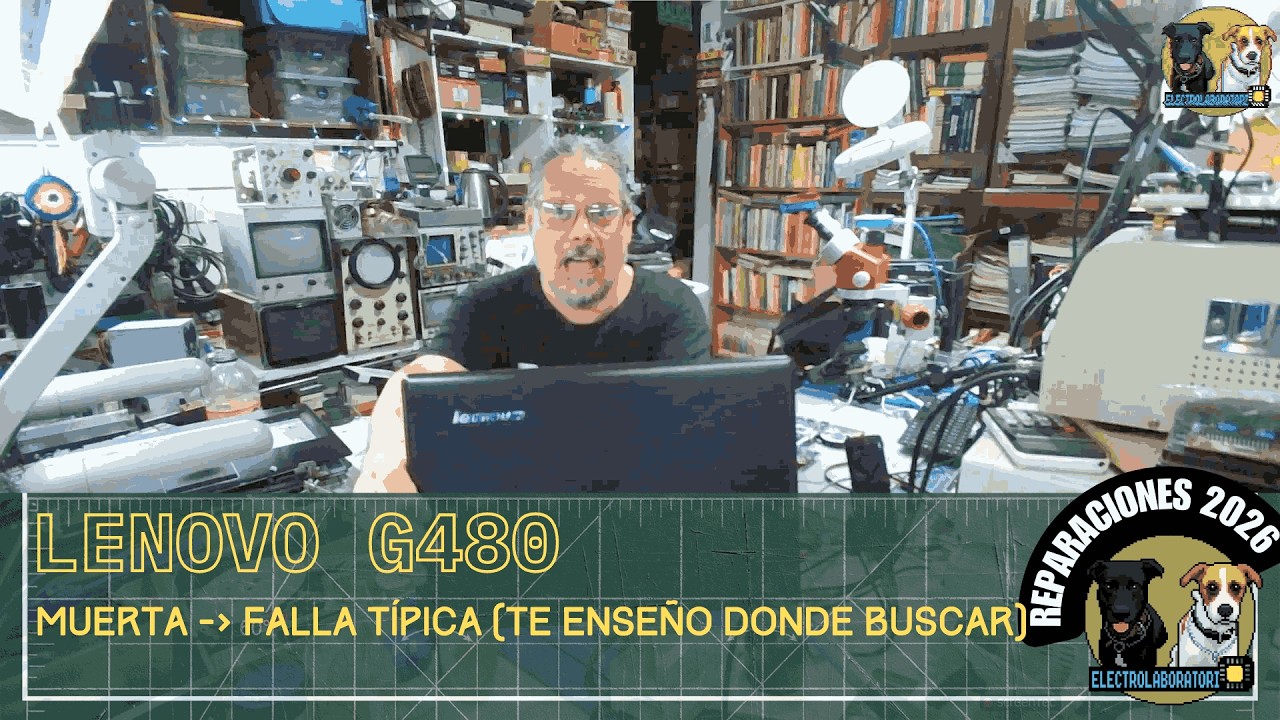 :: LENOVO G480 :: MUERTA - Falla típica