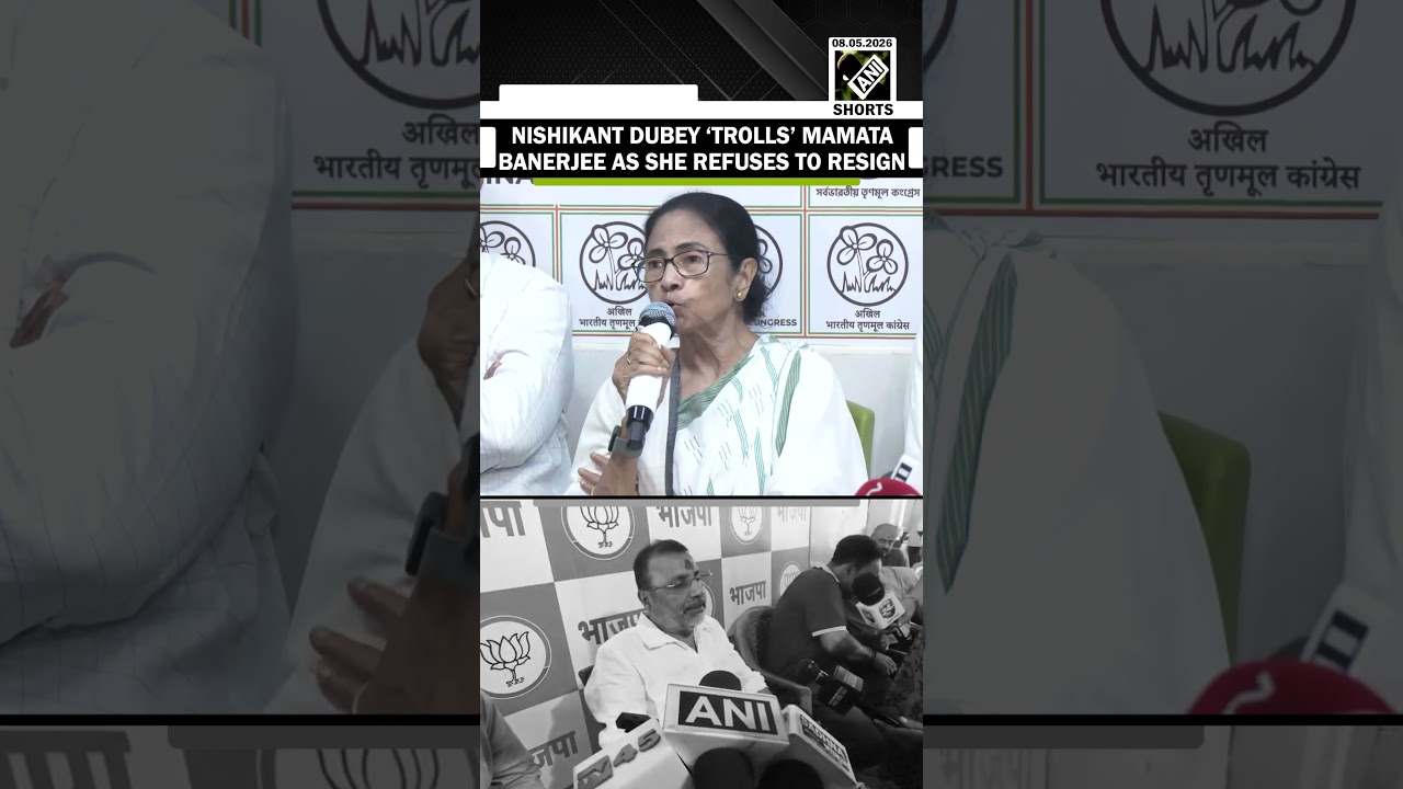 VIRAL VIDEO! BJP&rsquo;s Nishikant Dubey trolls Mamata Banerjee as she refuses to resign from CM Post