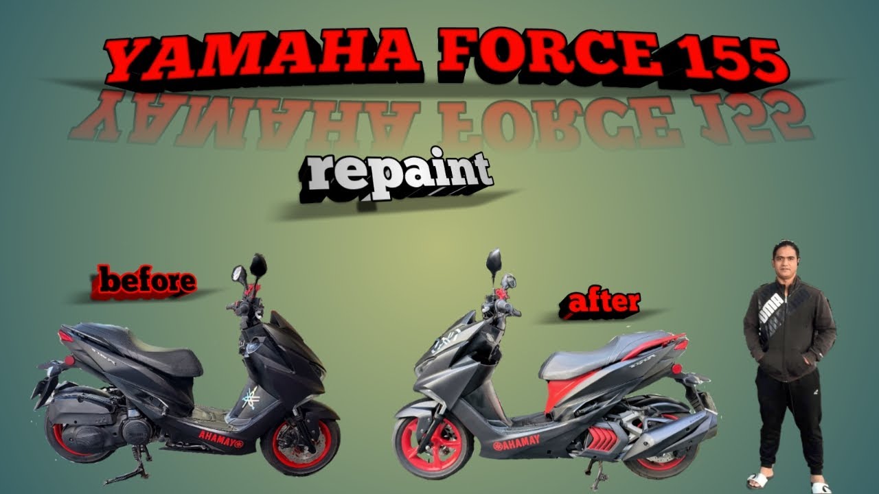 yamaha force 155 ,,, repaint ...