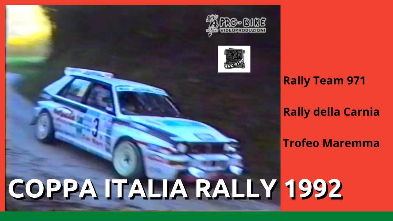 Coppa Italia Rally 1992 Ottobre: Team 971- Carnia - Maremma