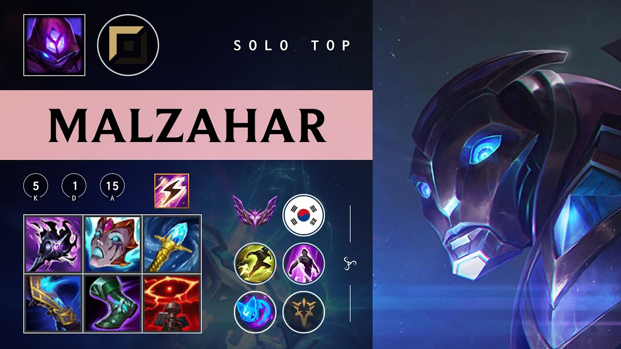 Malzahar Top vs Ornn - KR Master Patch 26.03