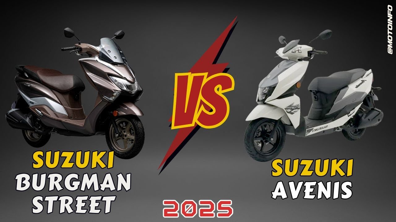 Suzuki Burgman Street vs Avenis 2025 🏍️ Which Scooter is Better? | MotoInfo
