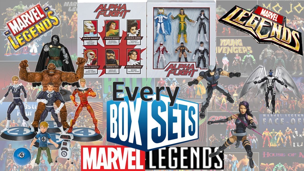 Every Marvel Legends Box Sets Toybiz and Hasbro Comparison List