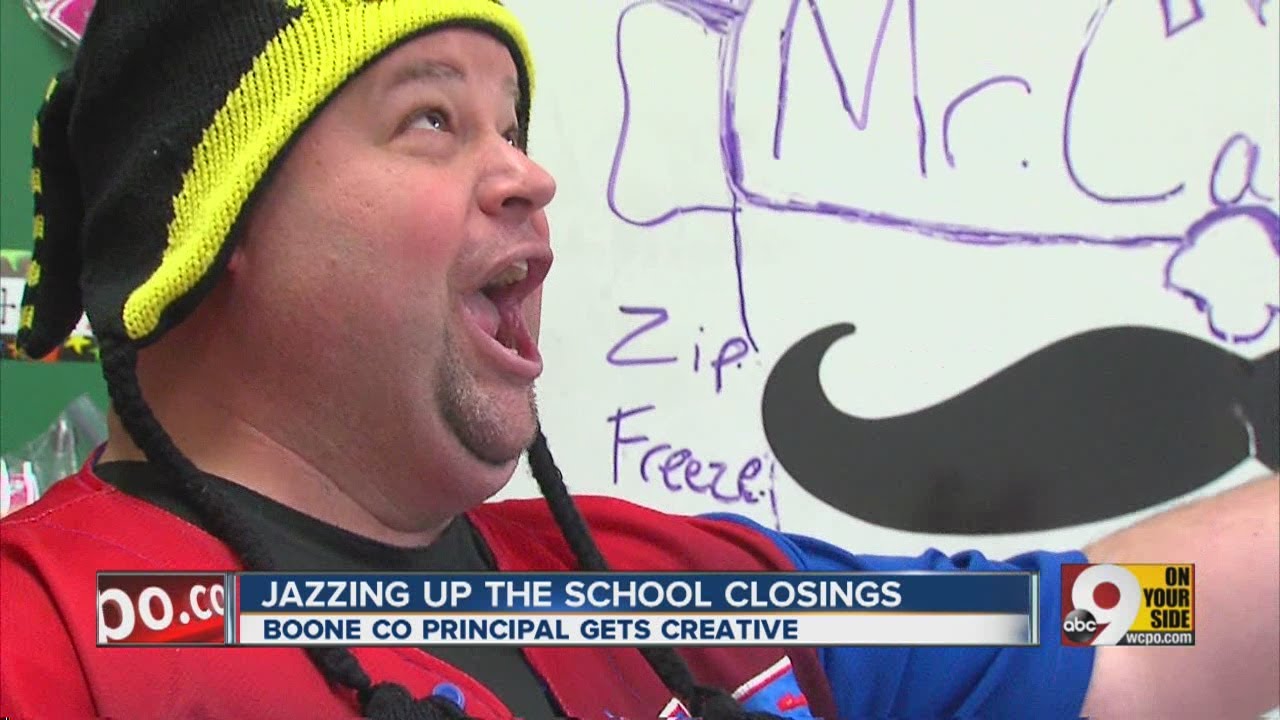 Sing it! Principal delivers tuneful closing info
