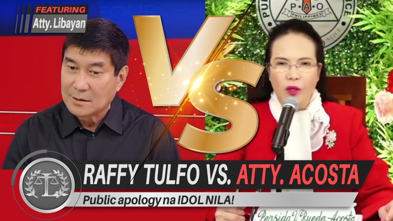 RAFFY TULFO NG @RaffyTulfoInAction  VS. ATTY. ACOSTA NG PAO