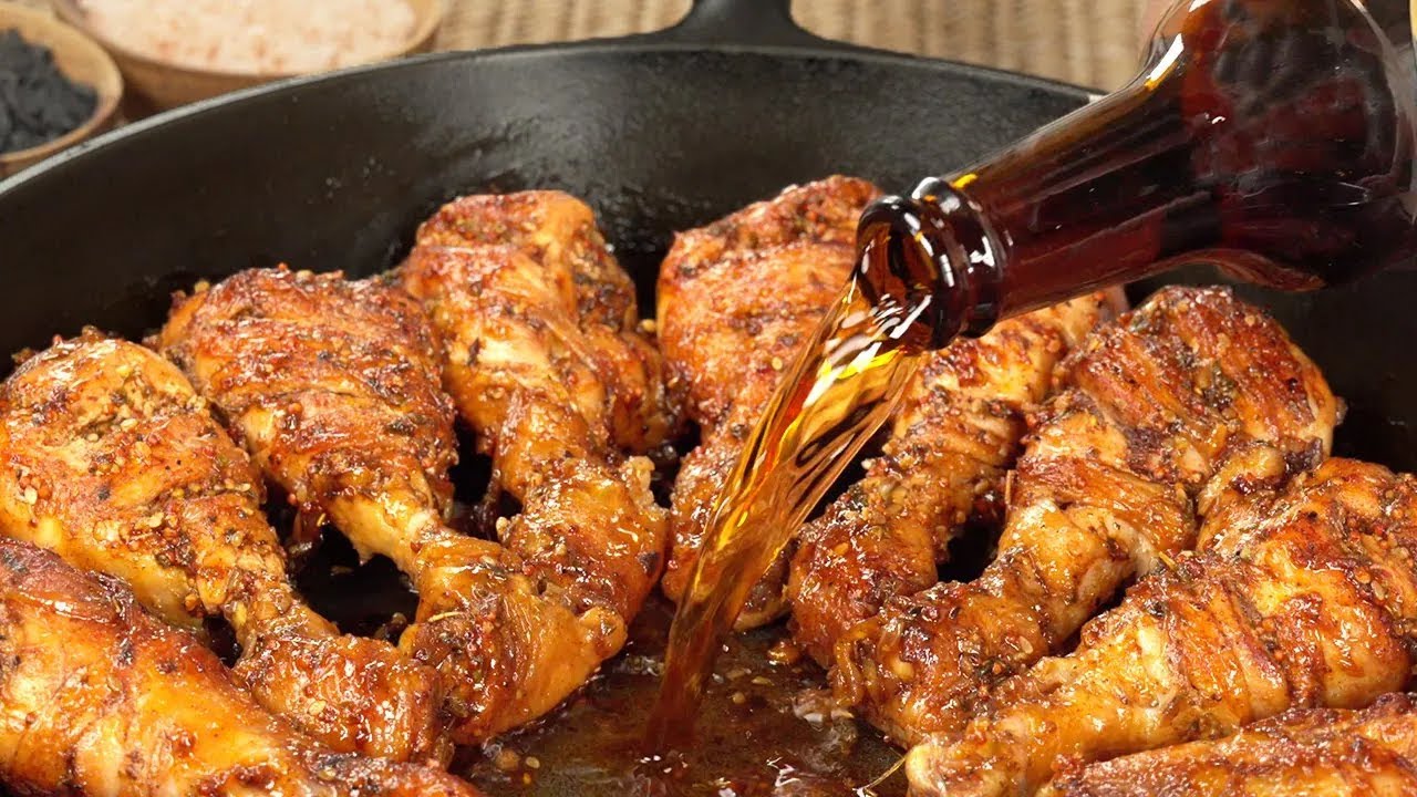 Bestes Hähnchenkeulen Rezept!!! Ein Freund aus Italien hat mir dieses Trick gezeigt!