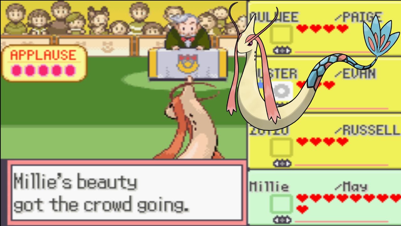 Pokemon Ruby & Sapphire - Normal Rank Beauty Contest