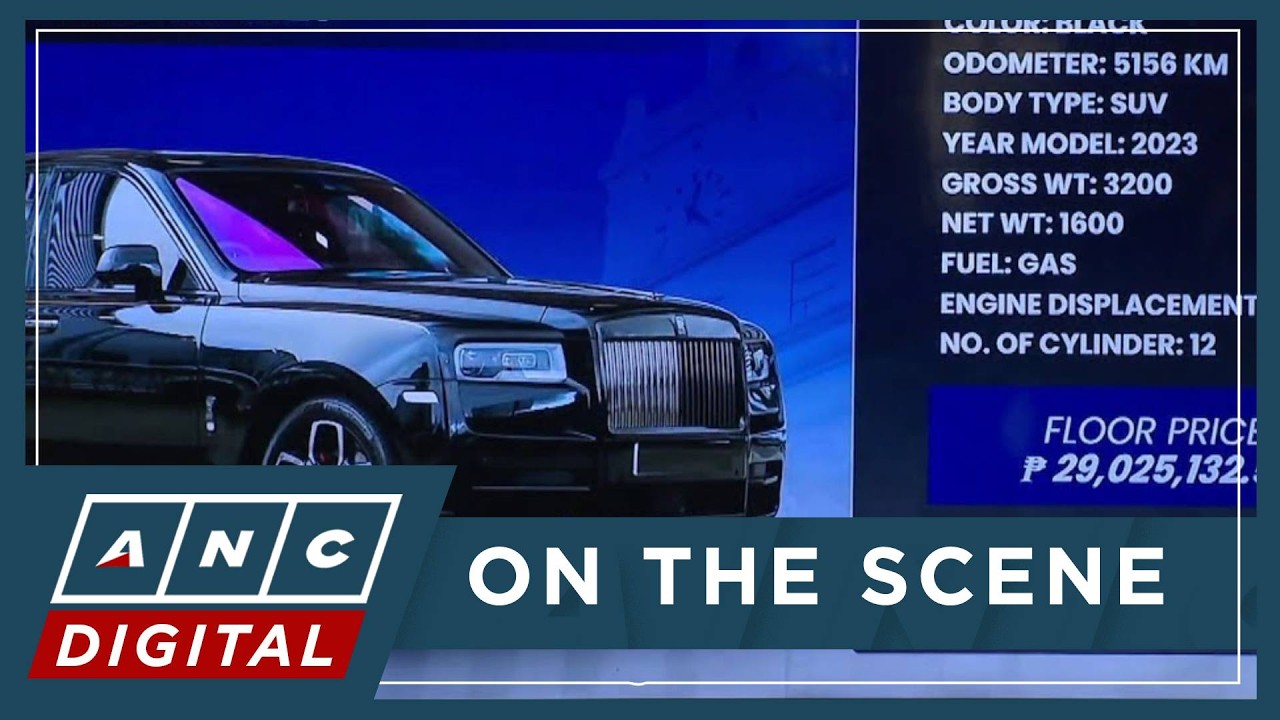 MOMENT: Discaya’s Rolls-Royce with umbrella auctioned off for P29-M to Baguio theme park owner