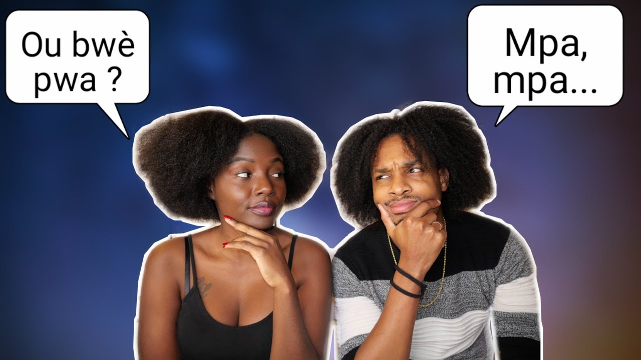 IL ESSAYE DE PARLER CREOLE HAITIEN