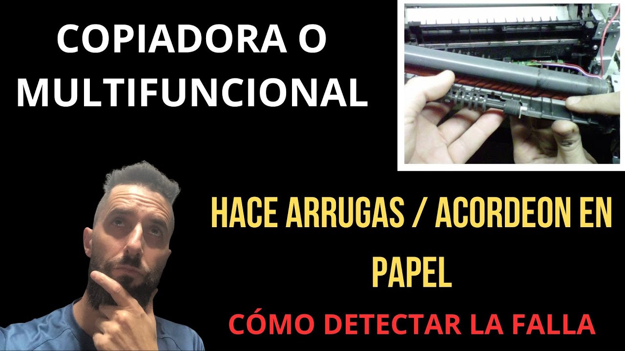 Arrugas o abanicos de papel en copiadora multifunción [Solución práctica]