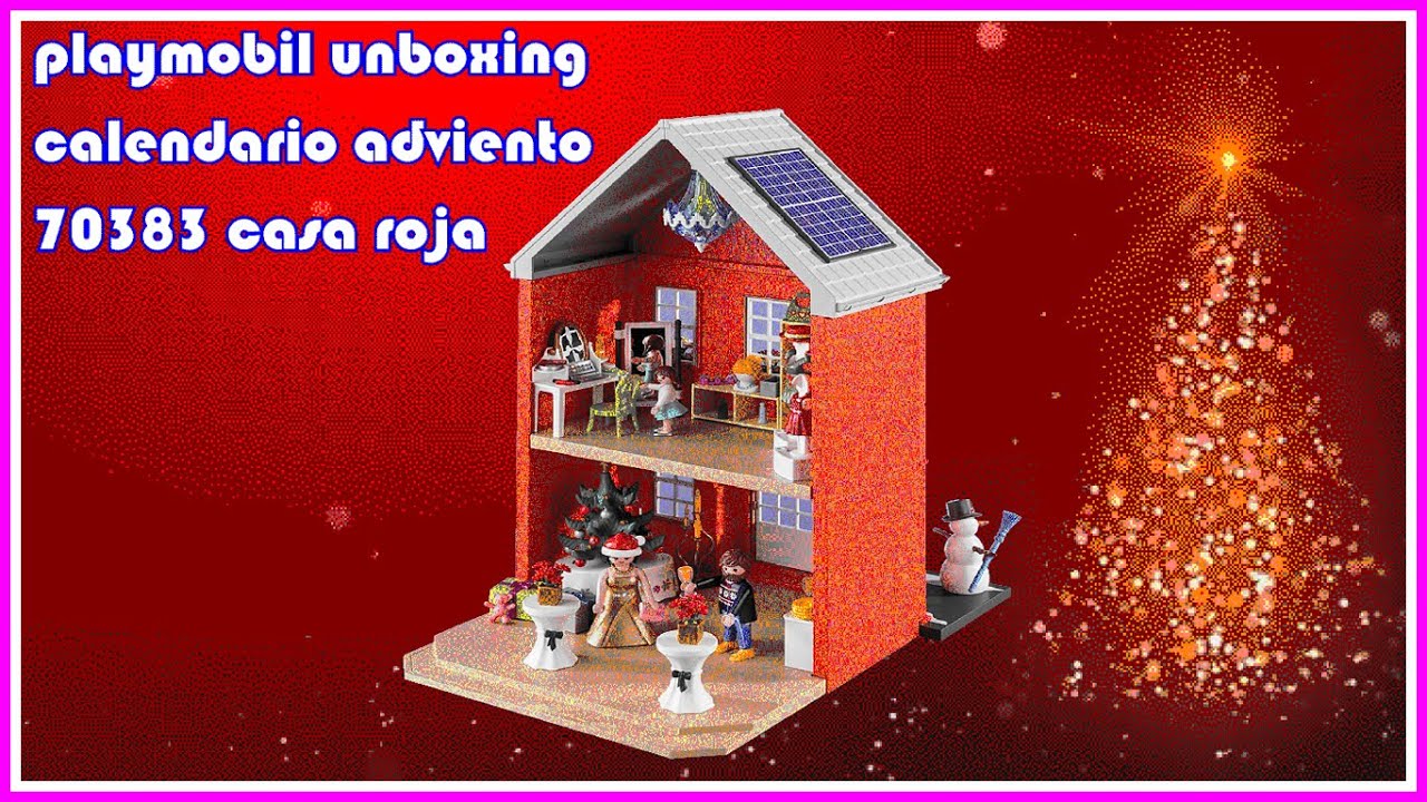 PLAYMOBIL CALENDARIO DE ADVIENTO 70383 CASA DE NAVIDAD