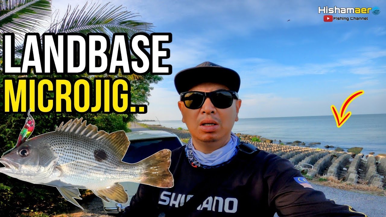 💢 Ketuk Ketuk Dasar@Landbase  | Microjig 10 -15g di Pantai Ban Pecah