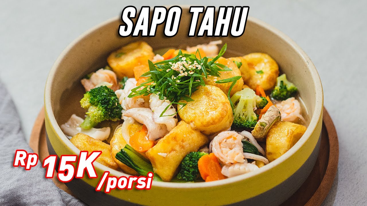 Seenak Chinese Restaurant ! Resep Sapo Tahu