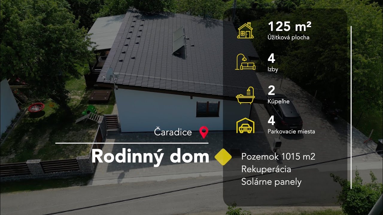 Rodinný dom Čaradice