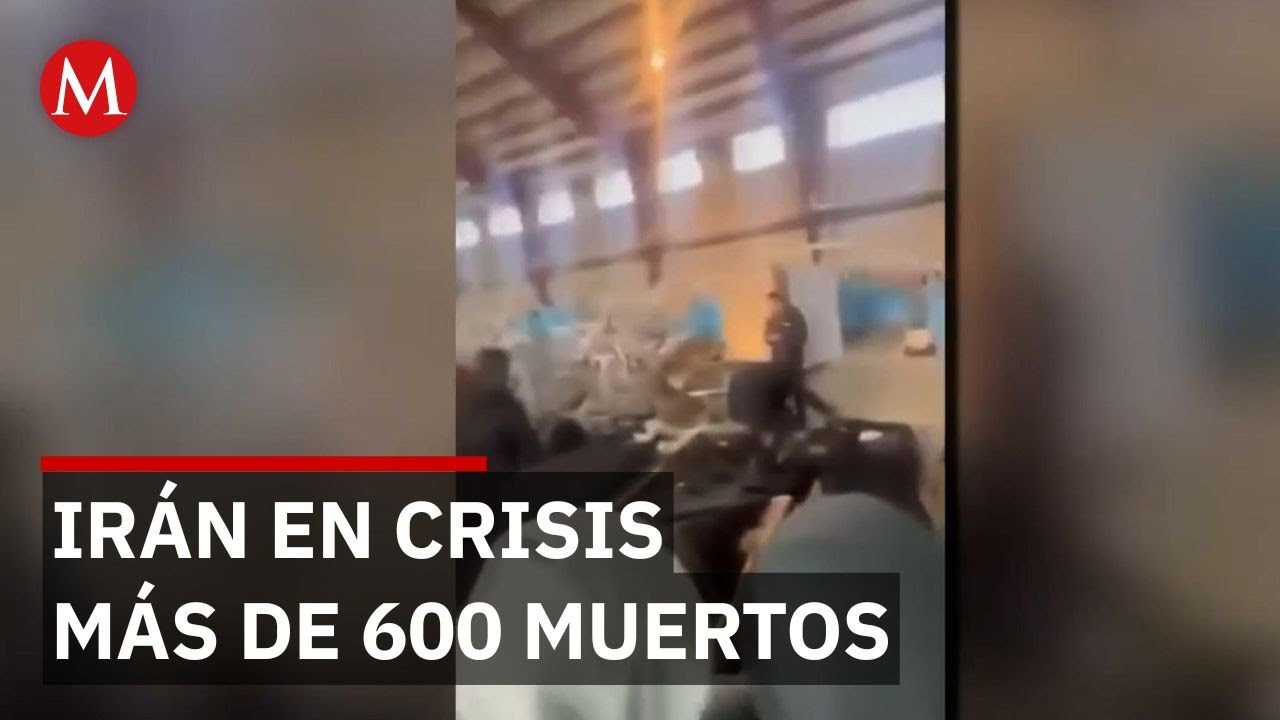 Crece la crisis en Ir&aacute;n con m&aacute;s de 600 muertos mientras Trump eval&uacute;a intervenir