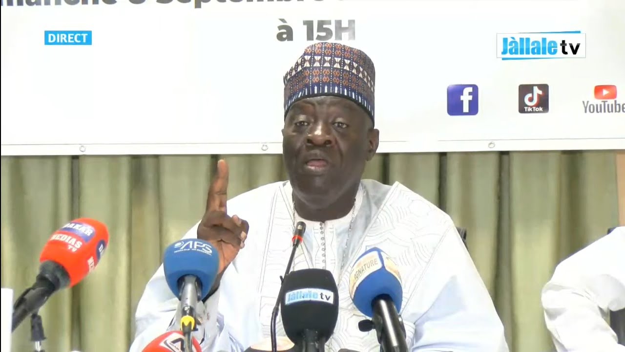 Direct • Conférence de presse « Mbootaayu Léppiy Wolof »