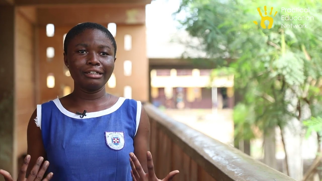 Ghanaian student shares her experience with hands-on learning.