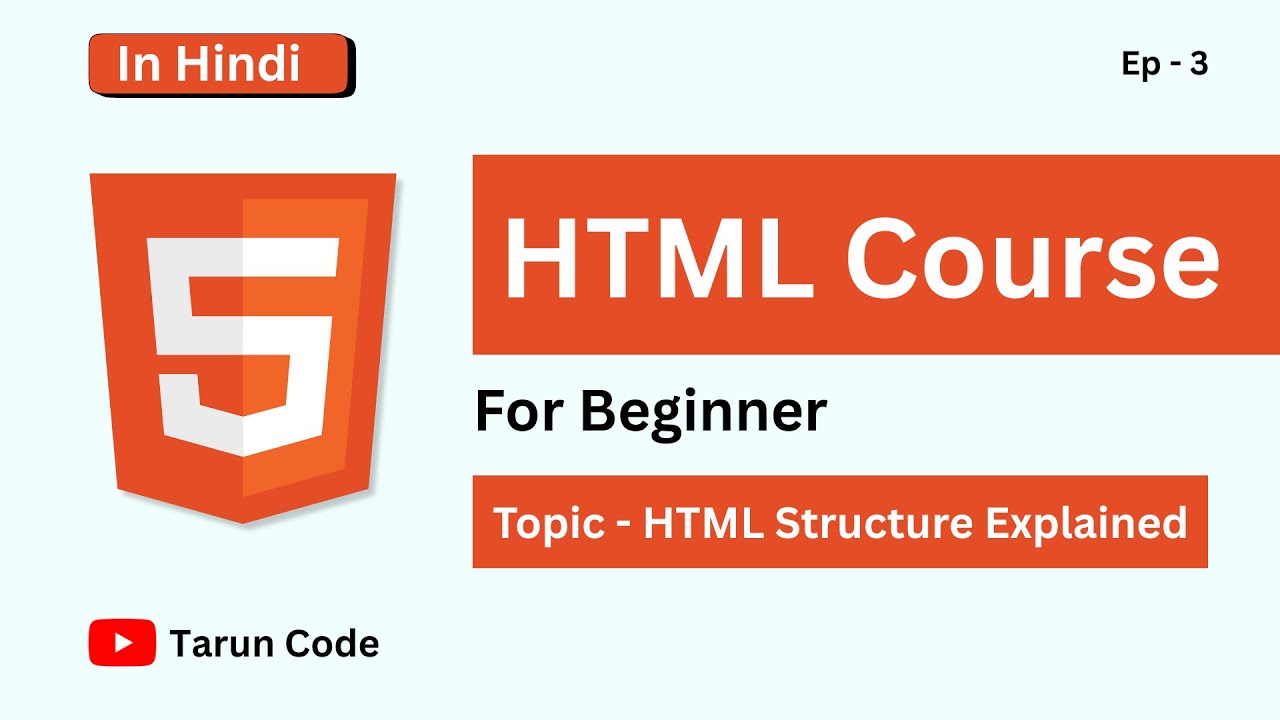 Is HTML Structure REALLY That Important for Your First Page? HTML crash course