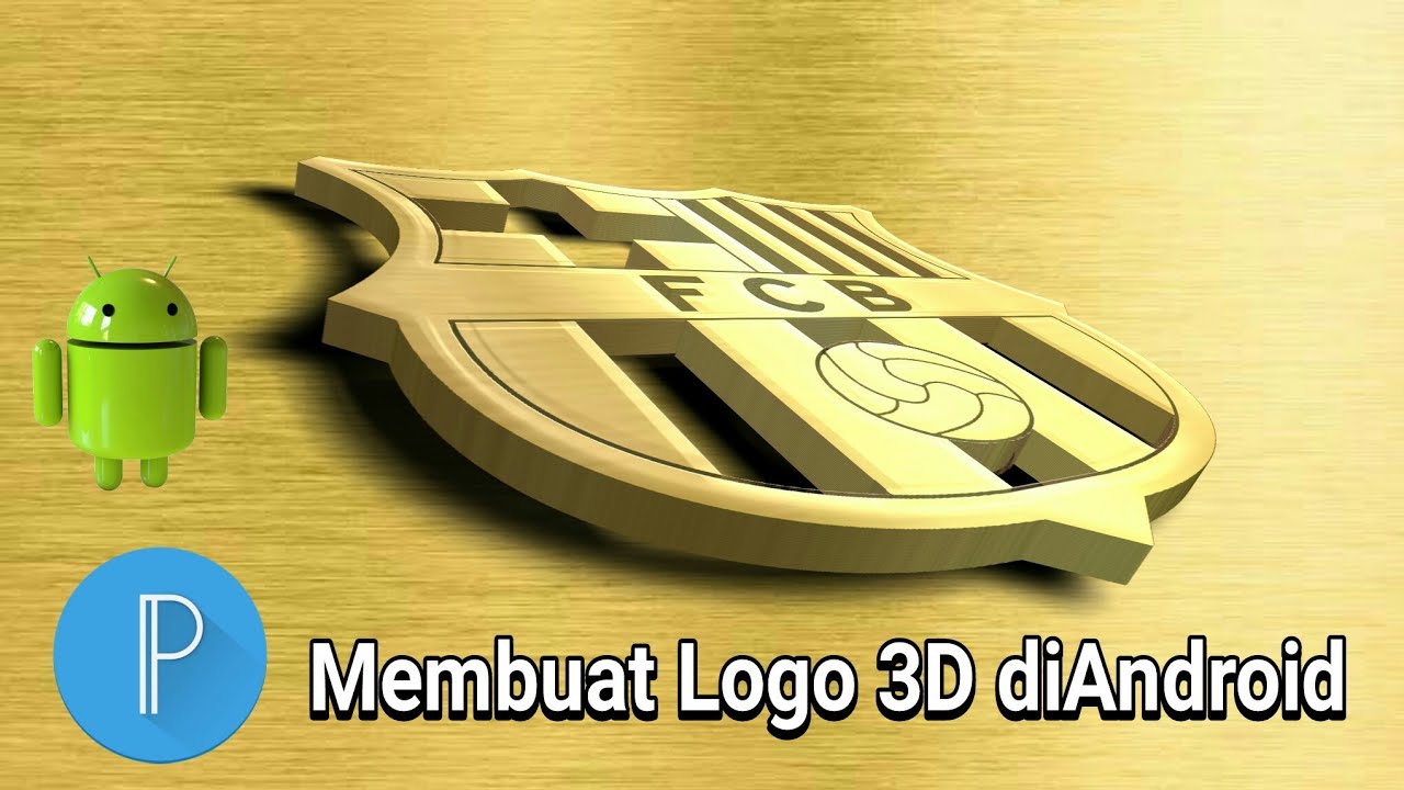 Cara Membuat Logo 3D di Android - Pixellab -Terbaru