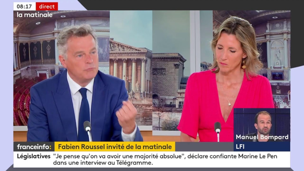 Fabien Roussel invité de Franceinfo #NouveauFrontPopulaire