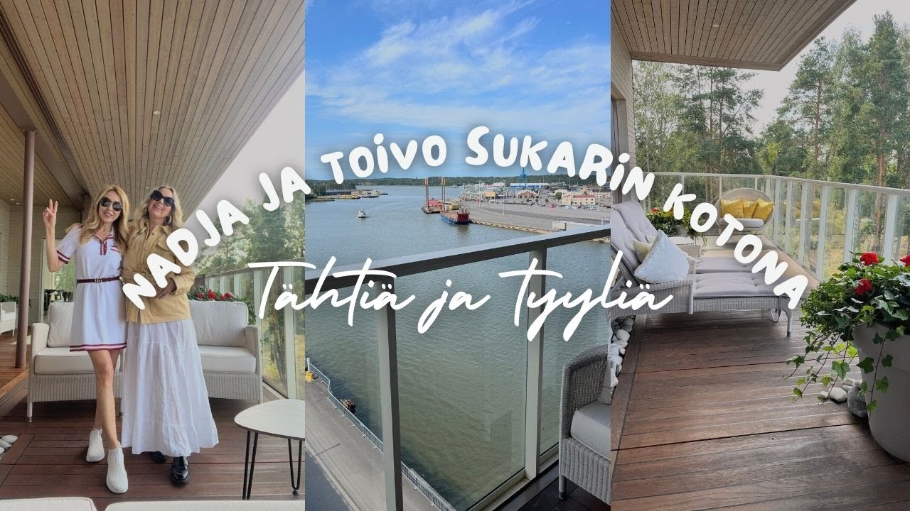 Luksusta, kimallusta ja klassista tyyliä - kurkista Nadja ja Toivo Sukarin upeaan kotiin!
