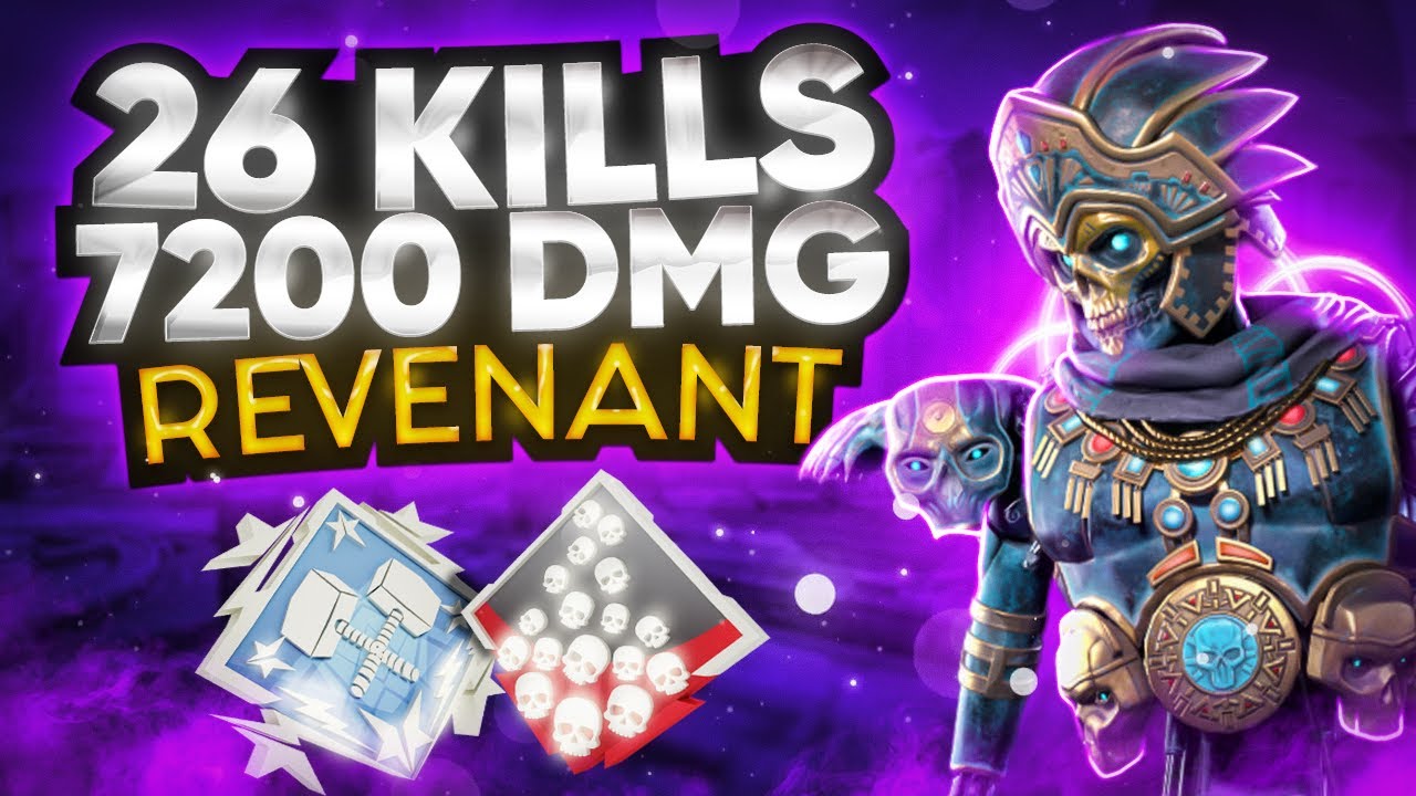 ЗР-235! 26 KILLS & 7200 DMG ON REVENANT ! ревенант гайд апекс легенд реликвия apex legends