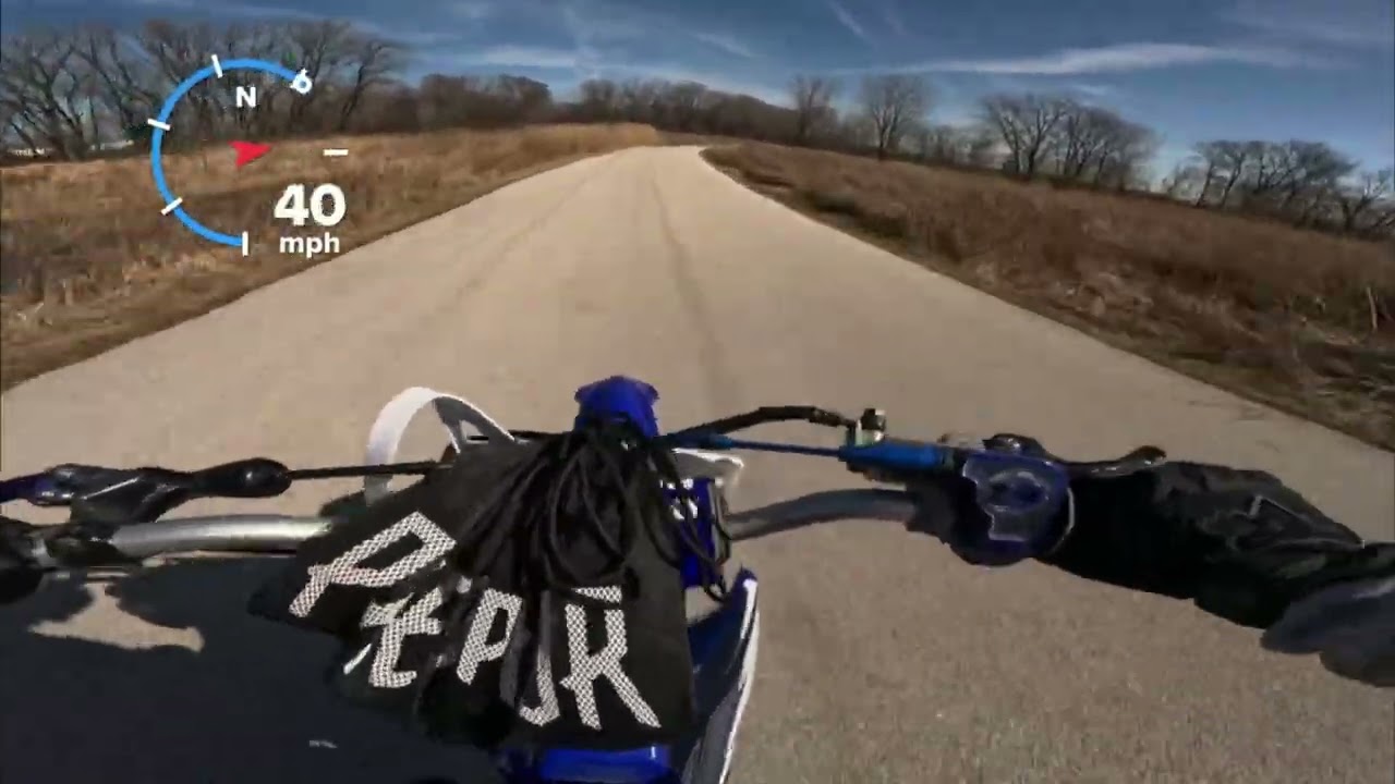 Ruta en Yamaha yz85