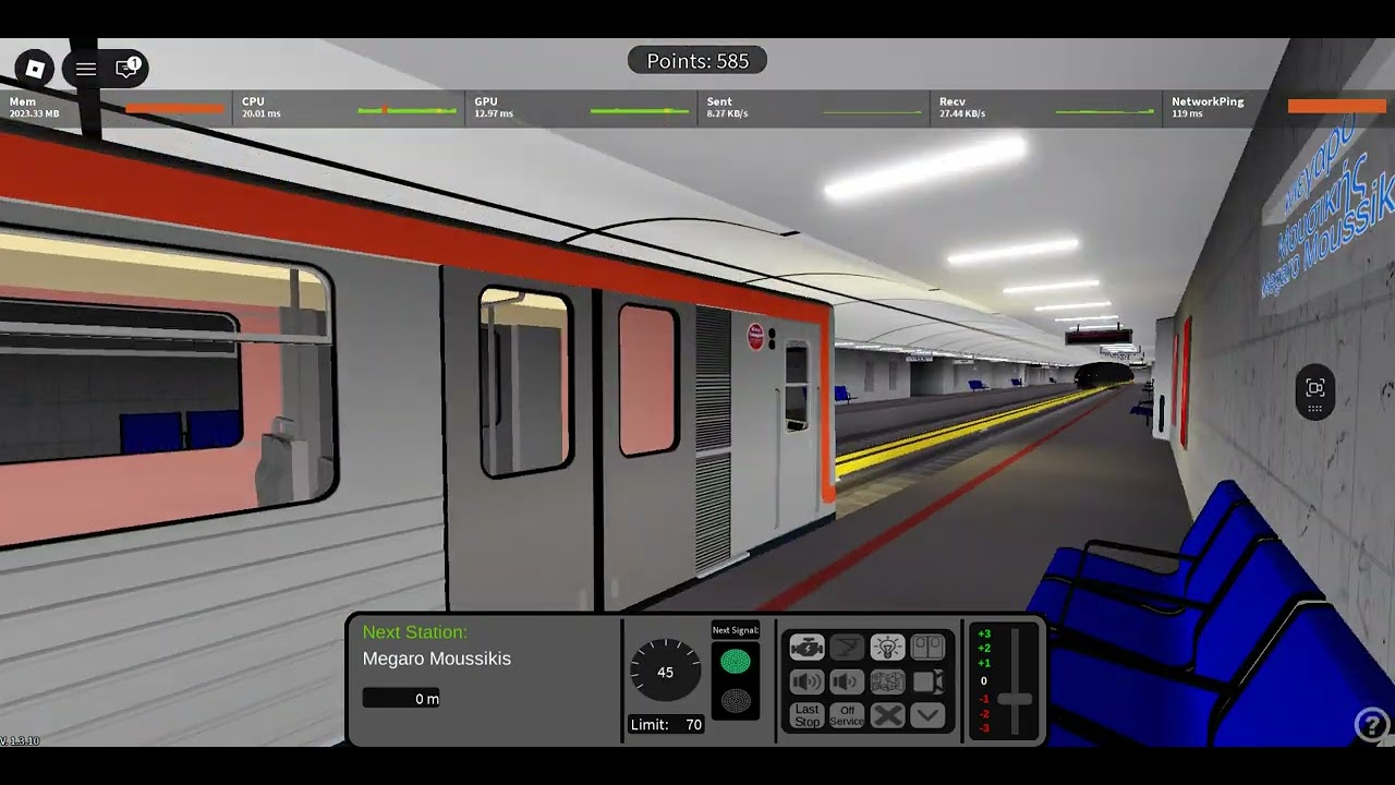 Roblox Metro Transport Line 2-3 Driver Mode #gamerroblox2743 #robloxgamer749 #roblox #transport