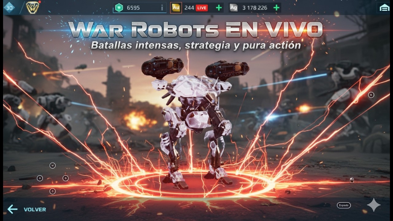 🔴War Robots EN VIVO | Batallas intensas, estrategia y pura acción