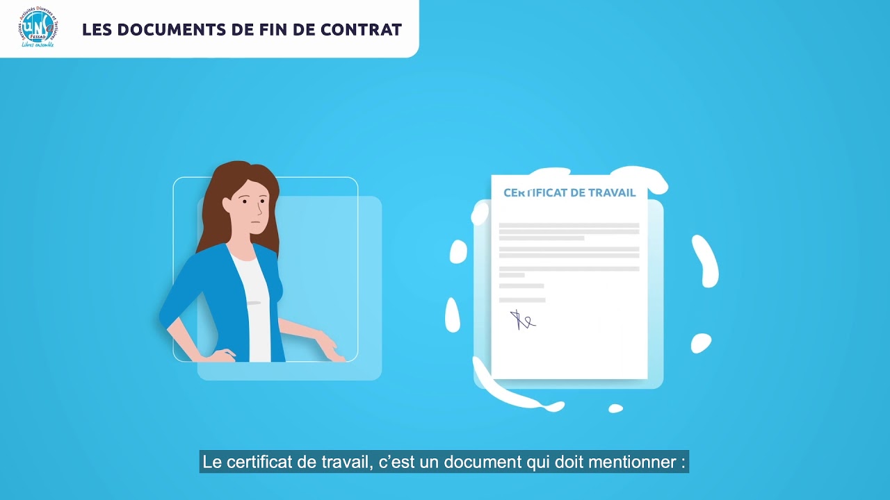 Les documents de fin de contrat / UNSA - SALARIÉ·E DU PARTICULIER EMPLOYEUR