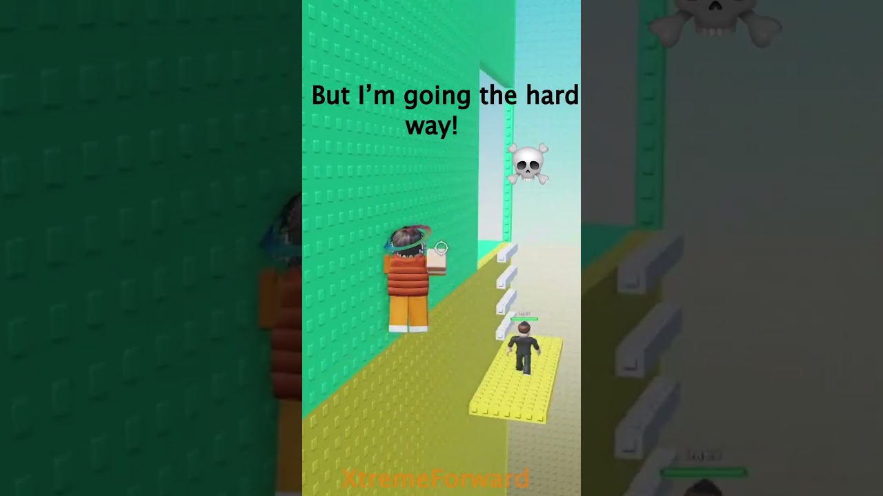 Trolling Trollers With Wall hop, its SO INSANE!💀💀💀 #roblox #trending #obby