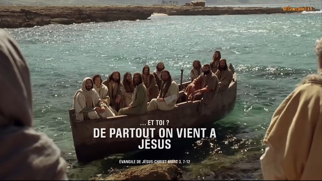 Évangile de Jésus Christ - Marc 3,7-12 Jésus guérit et sauve !￼ #Évangiledujour ￼