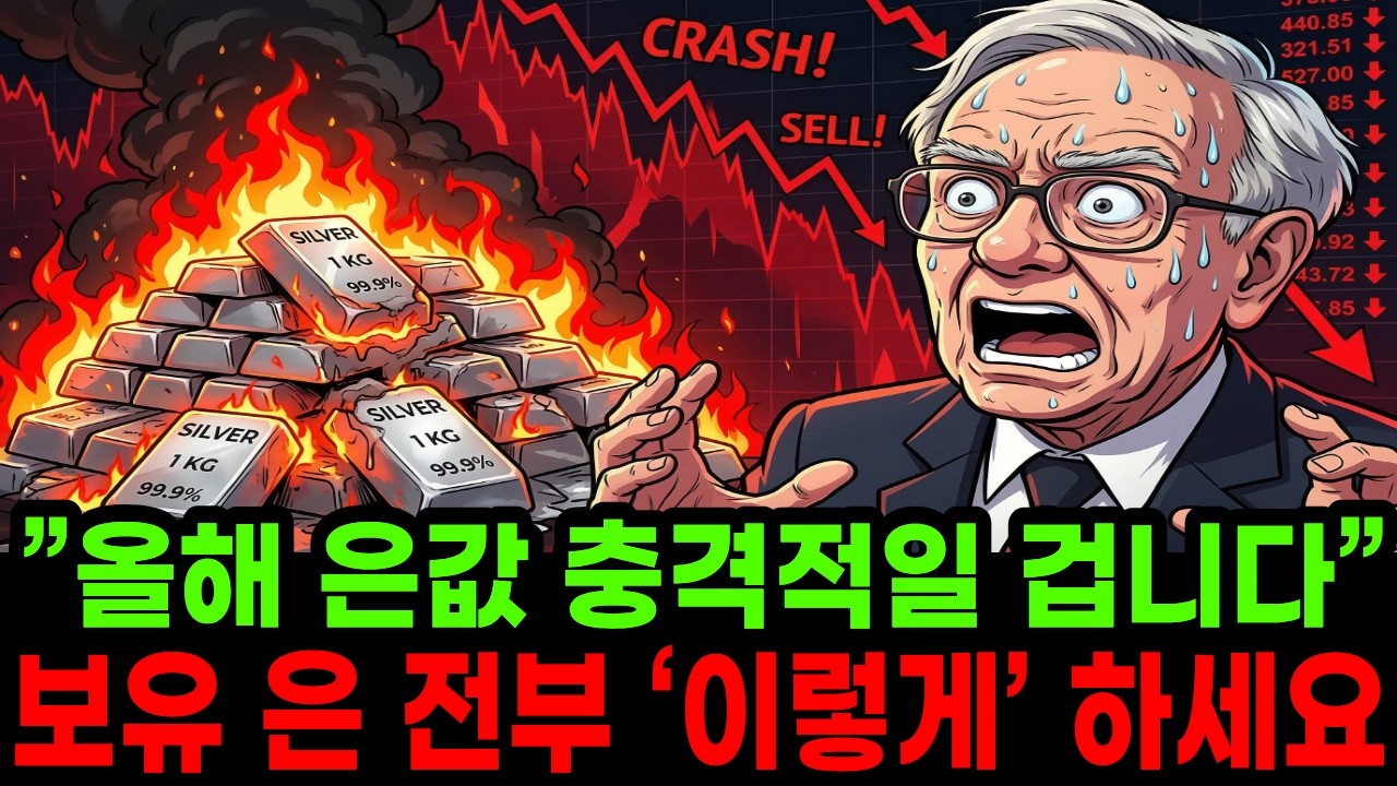 ”폭락중인 은값” 올해 은값 충격적일 겁니다 보유한 은 전부 ‘이렇게’ 하세요