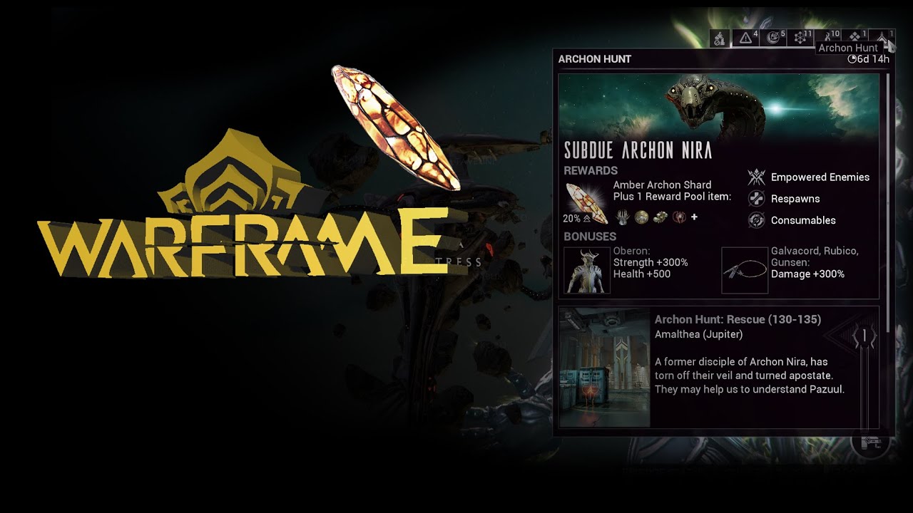 [WARFRAME] Archon Hunt Mission (AMBER)#games #warframe