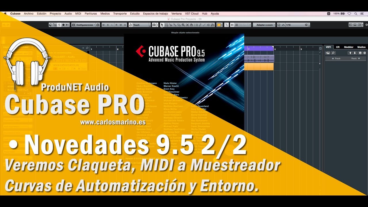 • Steinberg Cubase PRO 9.5 Novedades 2/2 #CubasePRO #Tutoriales #Español