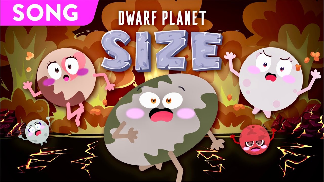 Planet Song | Learn About Dwarf Planet Sizes | Planet Baby