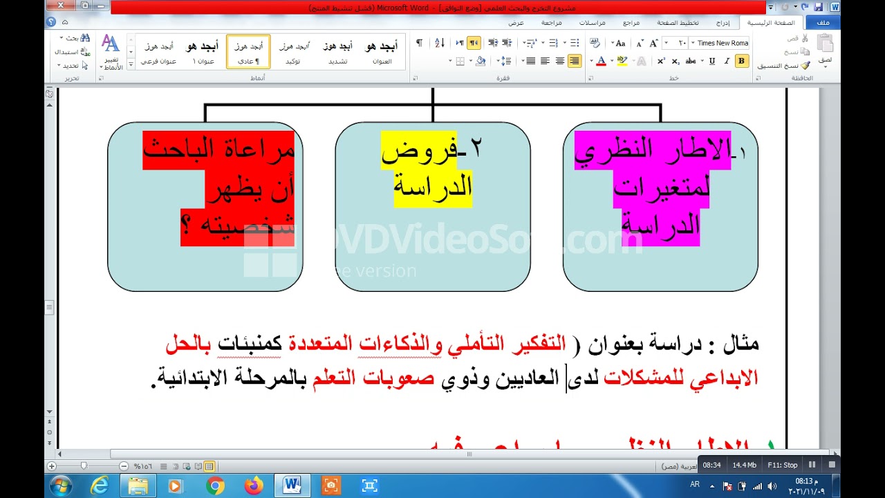 أمور مهمة في كتابة الاطار النظري وفروض الدراسة في الماجستير والدكتوراه