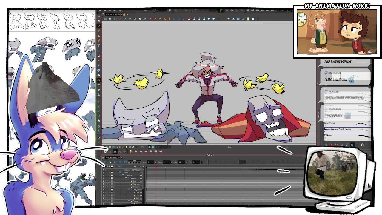 Animating Buns & Wolves~ ♪
