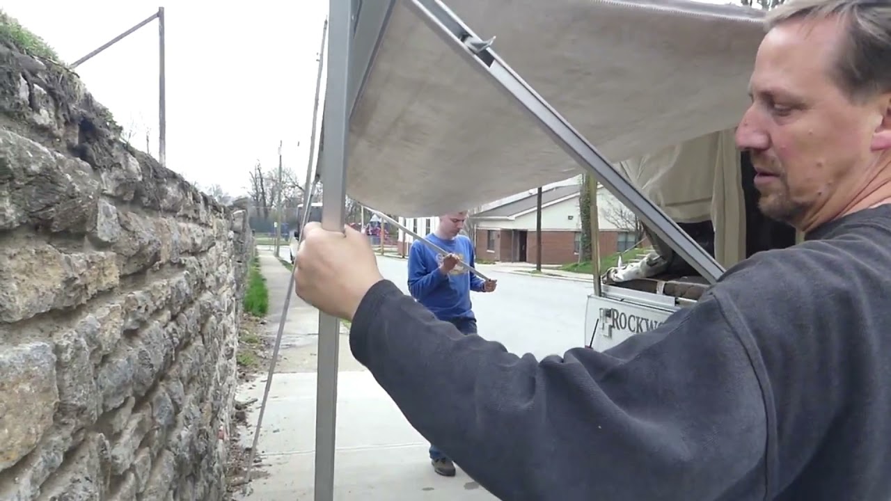 2009 Rookwood Premier Pop Up Awning Setup