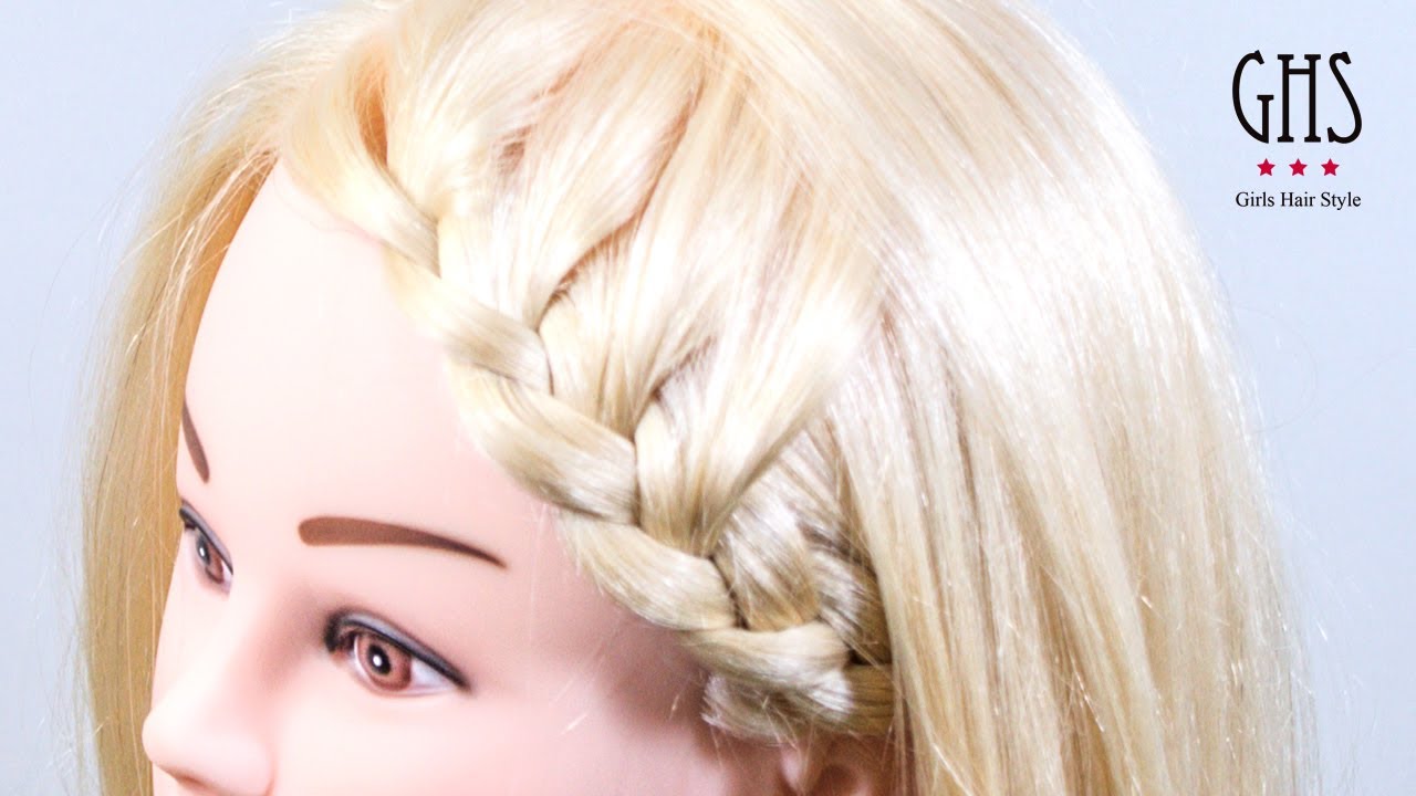 簡単!! 伸ばしかけの前髪片編み込みアレンジ デート編 | bang bred hairstyles