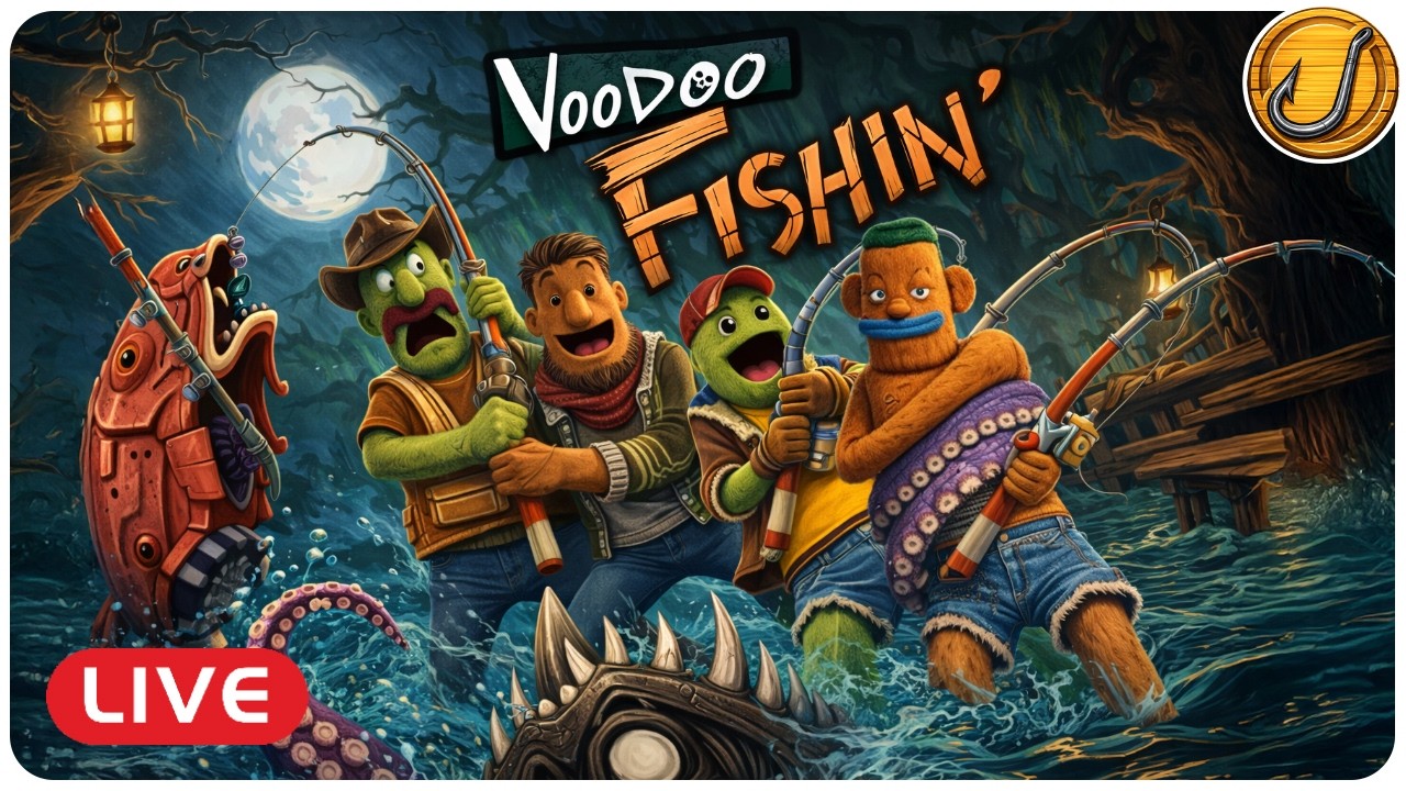 LIVE Q&A: 3 Devs + Bo Angles take on Voodoo Fishin'! (ᴵ ʰᵒᵖᵉ ʷᵉ ᵈᵒⁿ'ᵗ ᵈᶦᵉ) [LIVE]