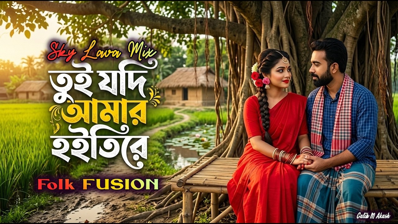 তুই যদি আমার হইতিরে।। Cover Song।।SKY LAVA MIX