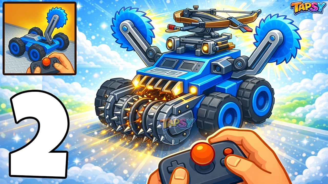 ⚔️Pocket Bots Gameplay Walkthrough Part 2 - Upgrade Your Battle Bots (Android, iOS)