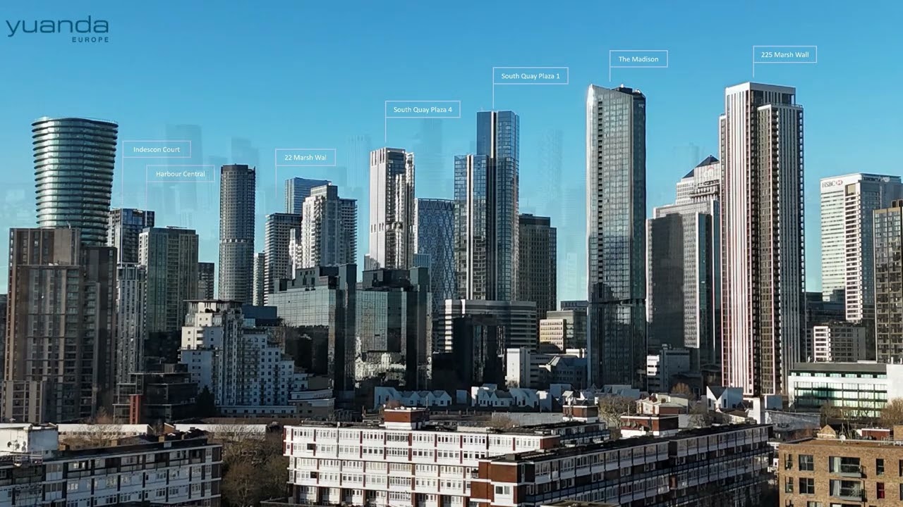 Canary Wharf Drone video