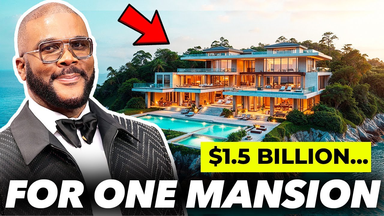 Tyler Perry's INSANE Life; $1.5 Billion MANSION, Rolls-Royces & Private Jets!
