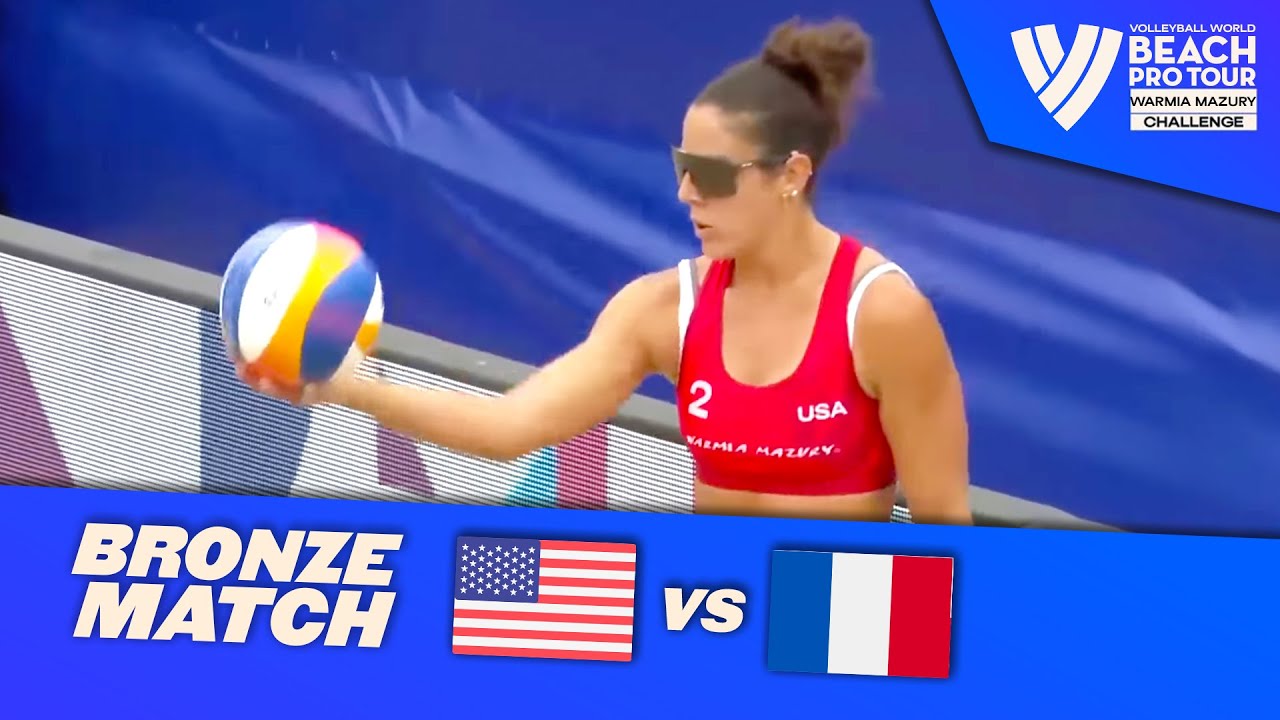 Donlin / Denaburg vs. Vieira /Chamereau - Bronze Match Highlights | Warmia Mazury 2025 #BeachProTour