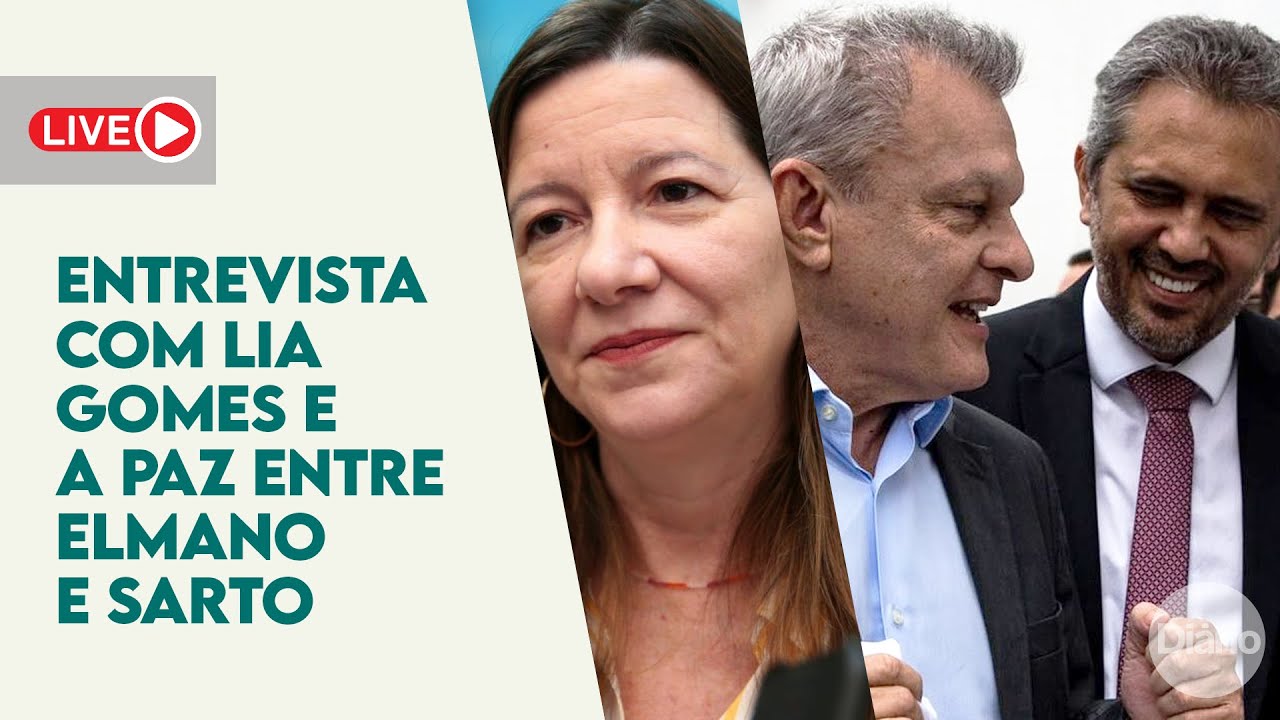 AO VIVO | Entrevista com Lia Gomes e a paz entre Elmano e Sarto no Ceará