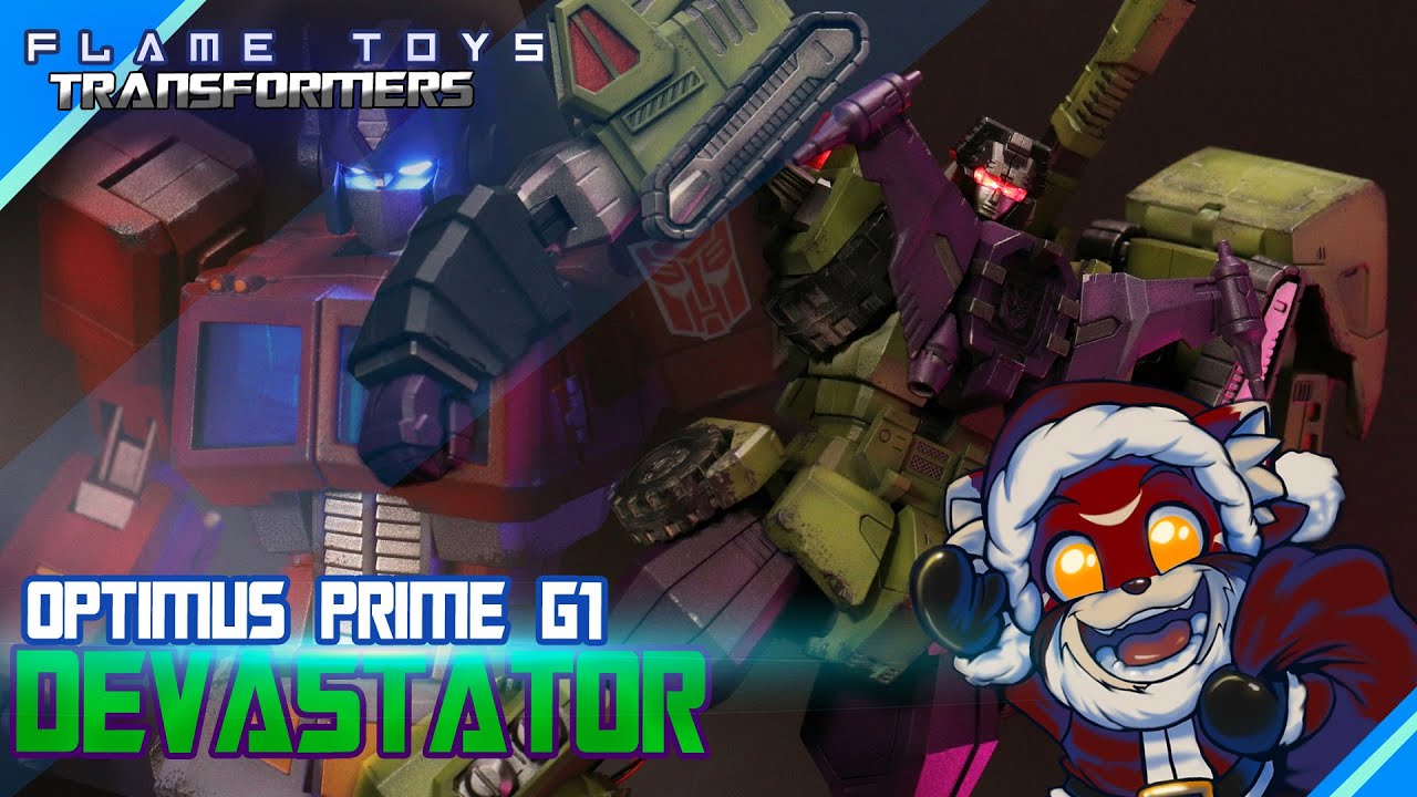 #Transformers #Newtype (Flame Toys) Optimus Prime G1 &  Devastator